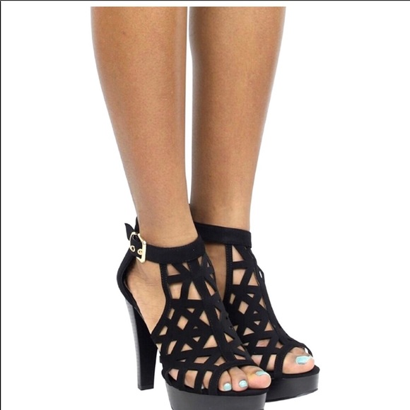 Women’s Hi-platform chuncky heels - Picture 6 of 6